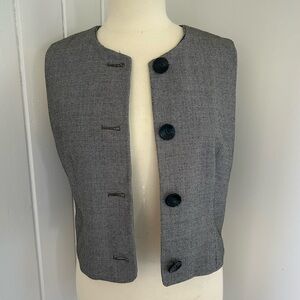 Vintage Mini Houndstooth Waistcoat Vest
